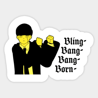 Mashle Dance Bling Bang Bang Born Sticker